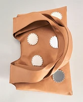 Mango Women's Mirror Details Leather Shoulder Bag