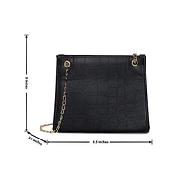 Women's Classic Companion Black Hand Bag