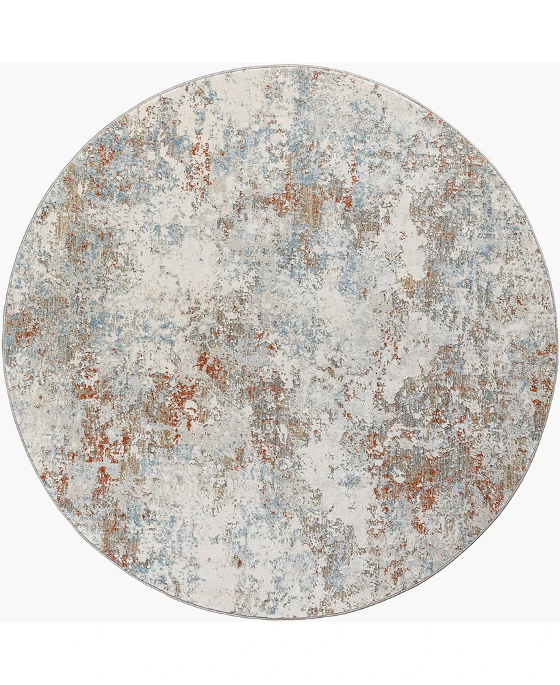 Livabliss Brunswick Bwk-2323 7'10"x7'10" Round Area Rug