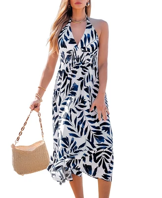 Cupshe Women's Bold Glamour Abstract Maxi Beach Dress