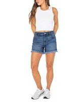 Celebrity Pink Juniors' Festival High-Rise Fringe-Trim Shorts