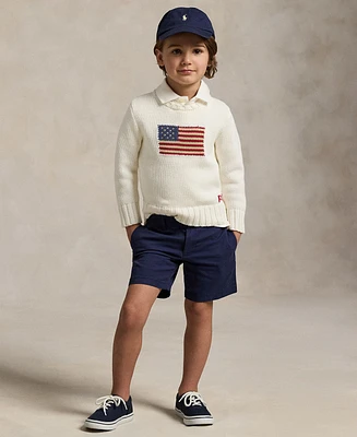 Polo Ralph Lauren Toddler and Little Boys Straight Fit Stretch Twill Short