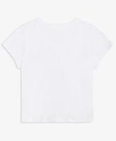 With Jules Big Girls Multi Bow Graphic Cotton T-Shirt
