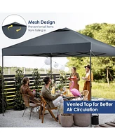 10 x 10 Feet Foldable Outdoor Instant Pop-up Canopy with Carry Bag