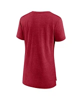Fanatics Women's Crimson Oklahoma Sooners True Classics Break It Down Tri-Blend T-Shirt
