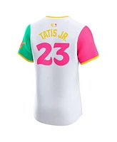 Nike Men's Fernando Tatis Jr. White San Diego Padres City Connect Elite Jersey