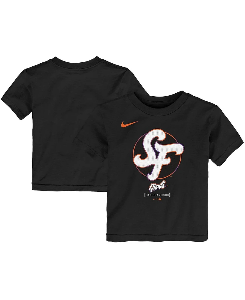 Nike Toddler Black San Francisco Giants 2025 City Connect Logo T-Shirt