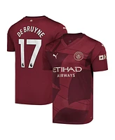 Puma Men's Kevin De Bruyne Burgundy Manchester City 2024/25 Third Replica Player Jersey