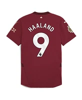Puma Men's Erling Haaland Burgundy Manchester City 2024/25 Third Authentic Player Jersey