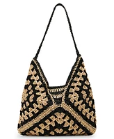 Steve Madden Bora Small Crochet Hobo Bag