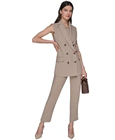 Karl Lagerfeld Paris Women's Double-Breasted Vest