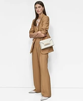 Dkny Women's Notched Collar One-Button Blazer