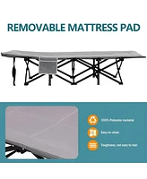 Folding Camping Cot for Adults Supporting up to 450lbs with Carry Bag