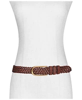 Michael Kors 32mm Braided Leather Belt