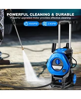 3300 Psi 2.0 Gpm Electric High Pressure Washer 25ft Hose with 4 Quick Connect Nozzles and Foam Connon