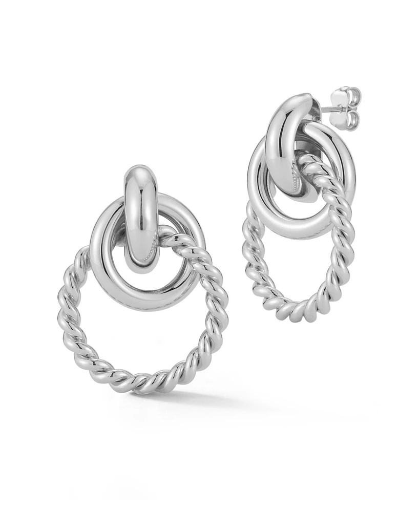 Rachel Zoe Gold Plated Multi Link Drop Earrings