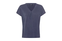 Olsen Women's Solid Short Sleeve T-Shirt