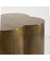 Modern Brass End Table – Sleek Metallic Accent Piece