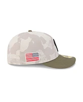 New Era Men's Light Beige/Olive Milwaukee Brewers 2025 Armed Forces Day 59FIFTY Fitted Hat