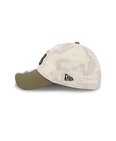 New Era Men's Light Beige/Olive Tampa Bay Rays 2025 Armed Forces Day 39THIRTY Flex Hat