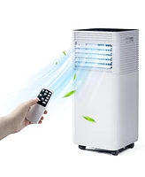 8000 Btu Portable Air Conditioner, 3-in-1 Ac Unit with Dehumidifier, Fan, and 24H Timer, Cools Rooms up to 230 Sq.Ft, Sleep Mode, Adjustable Exhaust