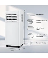 9000 Btu Portable Air Conditioner 3 in 1 Ac Unit with Fan and Dehumidifier