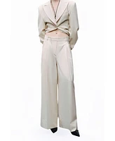 Nocturne Women's Asymmetric Placket Detail Pants