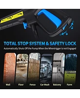 4500PSI 2.4 Gpm Electric High Pressure Washer with Led Control and 4 Quick Connect Nozzles