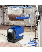 180 Ppd Commercial Dehumidifier with Pump Drain Hose and Wheels