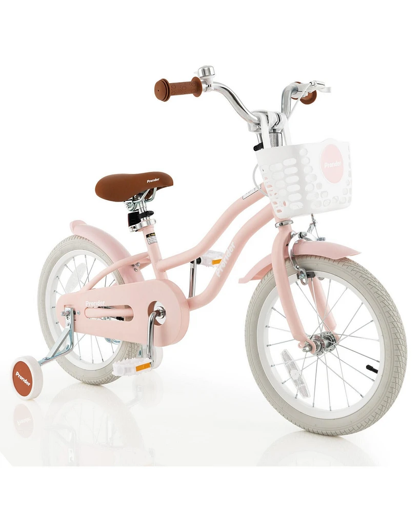 16" Kids Bike for Boys and Girls Aged 3-8 Years with Training Wheels