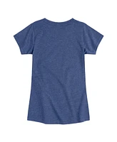 Hybrid Apparel Big Girls Peanuts Snoopy Woodstock Walk Graphic T-Shirt