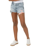 Silver Jeans Co. Women's Boyfriend Mid Rise Luxe Stretch Americana Shorts