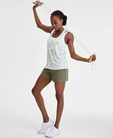 Id Ideology Women's Fluid Zebra Printed Racerback Tank Top, Exclusively at Macy's
