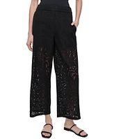 Dkny Jeans Women's Lace Cropped Pants