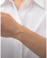 14k Gold Mini Evil Eye Bracelet