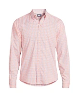 Lands' End Men's Long Sleeve Tailored Fit Travel Kit Shirt