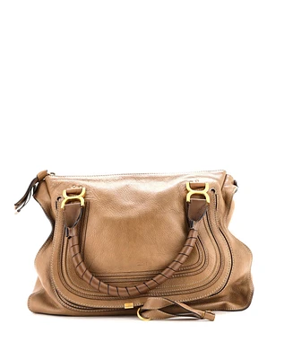 Pre-Owned Chloe Large Marcie Shoulder Bag Leather