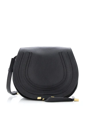 Pre-Owned Chloe Medium Marcie Saddle Bag Leather