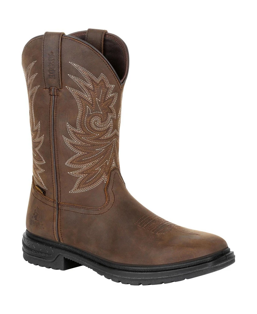Rocky Men's Worksmart 11" Composite Toe Waterproof Western Boot
