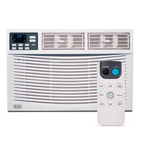 Black+Decker Window Air Conditioner 8,000 Btu, Ac Window Unit Cools Up to 350 Square Feet, Window Ac Unit with Remote Control, 3 Cooling Speeds and Fa
