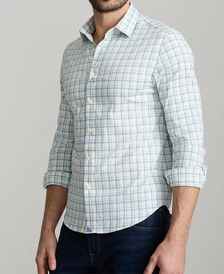 UNTUCKit Men's Regular Fit Wrinkle-Free Performance Pendleton Button Up Shirt