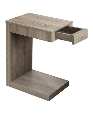Sleek Hollow Core Accent Table for Stylish Living Rooms