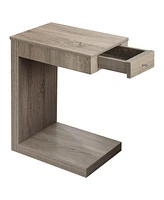 Sleek Hollow Core Accent Table for Stylish Living Rooms