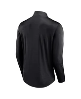 Men's Fanatics Black Chicago White Sox Tough Minded Quarter-Zip Jacket
