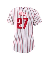 Nike Women's Aaron Nola White Philadelphia Phillies Home Replica Jersey