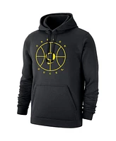 Men's Nike Black Oregon Ducks Basketball Icon Club Fleece Pullover Hoodie