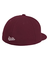Men's adidas Maroon Mississippi State Bulldogs On-Field Baseball Fitted Hat