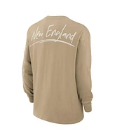 Nike Men's Tan New England Patriots Essential Statement Max90 Long Sleeve T-Shirt
