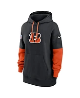 Nike Women's Black Cincinnati Bengals 2024 Sideline Essential Fleece Pullover Hoodie