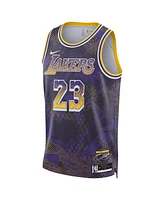 Nike Men's and Women's LeBron James Purple Los Angeles Lakers 2025 Select Series Swingman Player Jersey